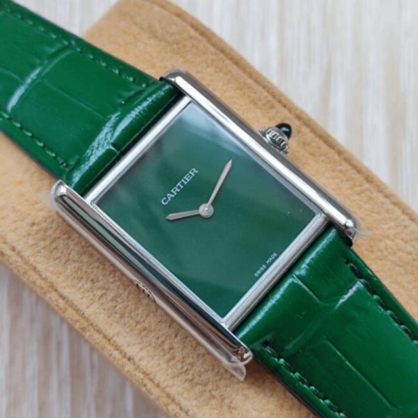 Cartier Replica Tank Must Green - Image 4