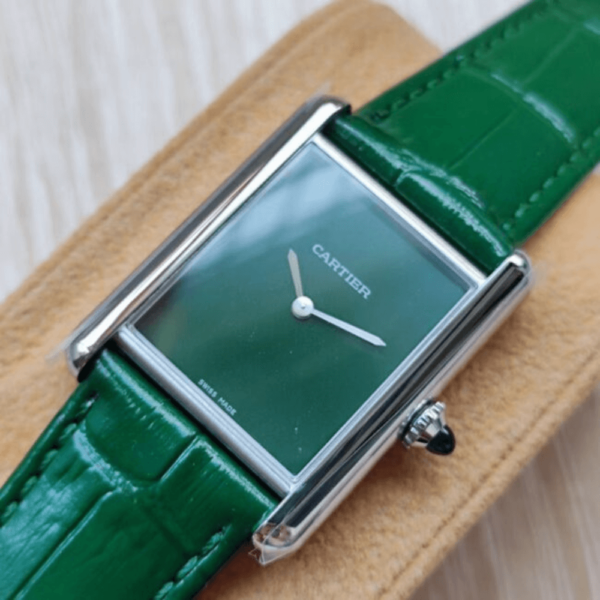 Cartier Replica Tank Must Green - Image 5