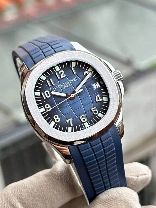 Patek Philippe Replica AQUANAUT 5168 Blue - Image 6