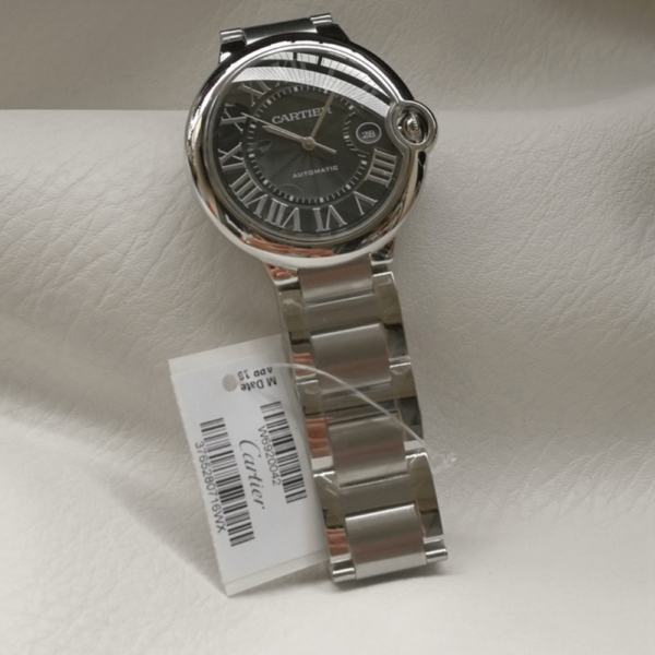 Replica Cartier BALLON BLEU 42MM Grey Dial -Stainless- - Image 5