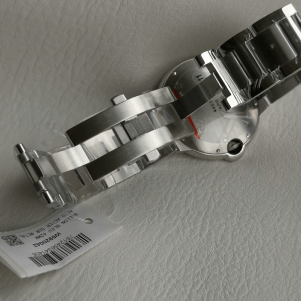 Replica Cartier BALLON BLEU 42MM Grey Dial -Stainless- - Image 7