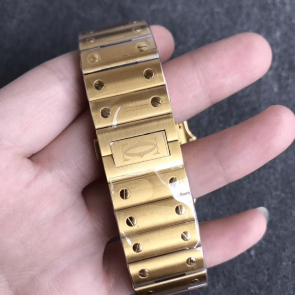 Replica Cartier SANTOS DE CARTIER 35.1MM Gold - Image 4