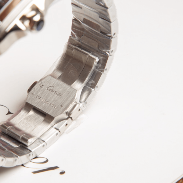 Replica Cartier SANTOS DE CARTIER 39.8MM Blue Dial - Image 6