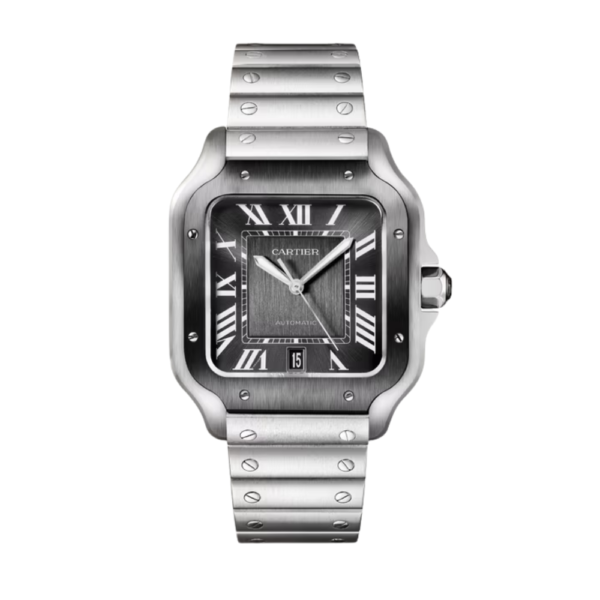 Replica Cartier SANTOS DE CARTIER 39.8MM Grey Dial