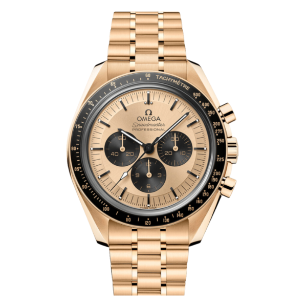 Replica Omega 42MM Speedmaster Moonwatch Gold Green Dial - Image 6
