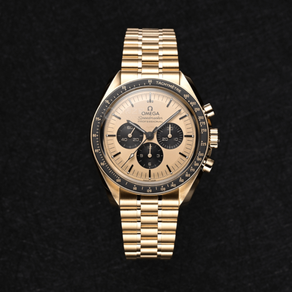 Replica Omega 42MM Speedmaster Moonwatch Gold - Image 2