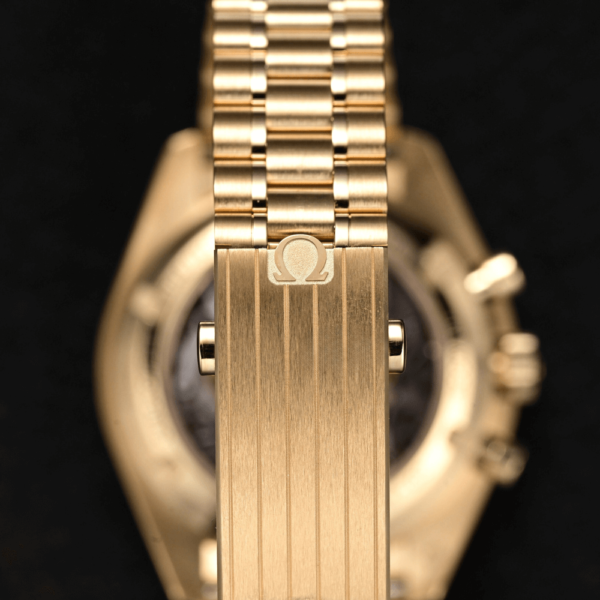 Replica Omega 42MM Speedmaster Moonwatch Gold Green Dial - Image 5