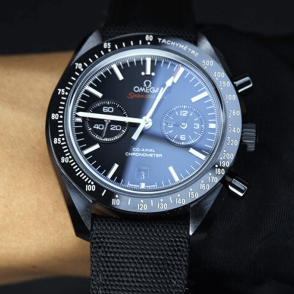 Replica Omega 44.25MM Speedmaster Dark Side of the Moon -All Black - Image 4