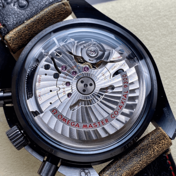 Replica Omega 44.25MM Speedmaster Dark Side of the Moon -Black Gold - Image 7