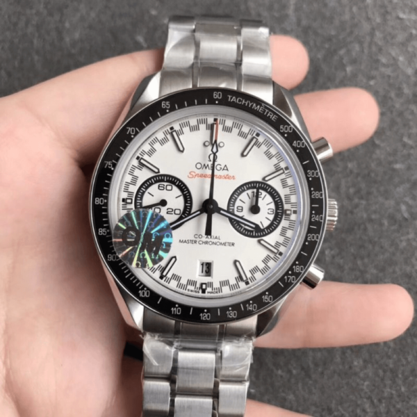 Replica Omega 44.25MM Speedmaster Dark Side of the Moon White Dial - Image 2