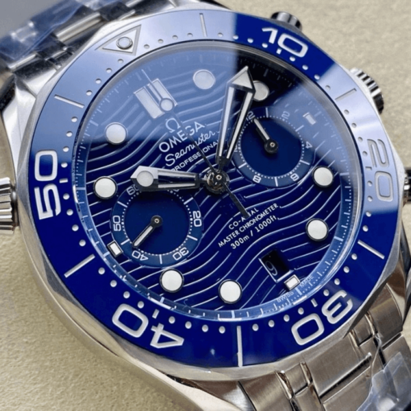 Replica Omega 44MM Seamaster Diver 300M Chronograph - Image 2
