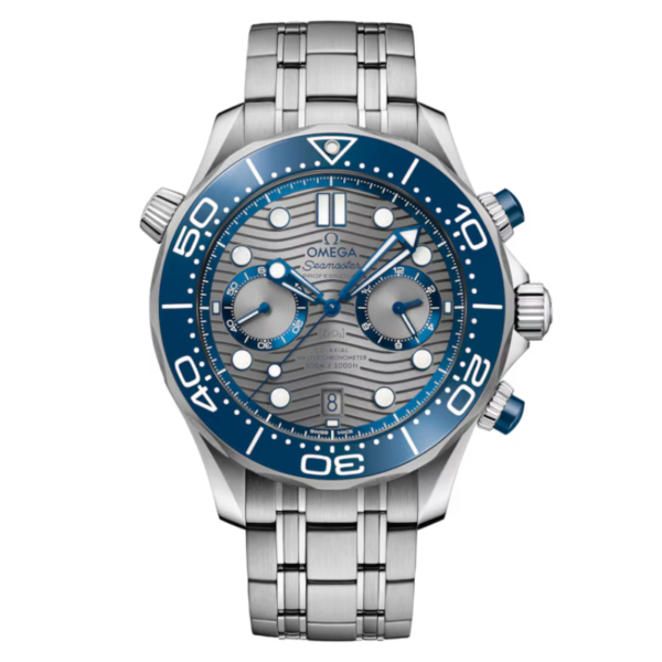 Replica Omega 44MM Seamaster Diver 300M Chronograph - Image 7