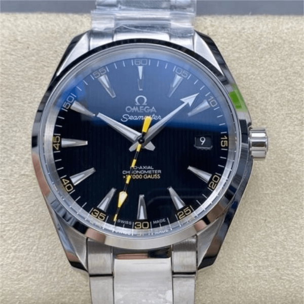 Replica Omega Seamaster Aqua Terra 150 Black & Yellow - Image 2