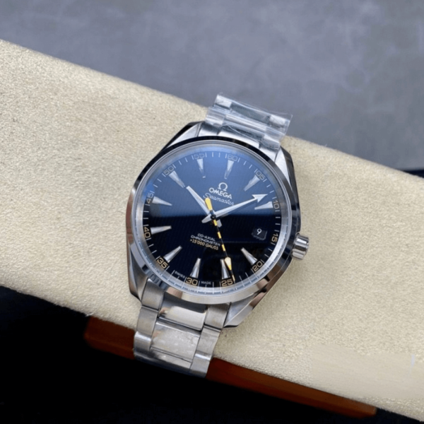 Replica Omega Seamaster Aqua Terra 150 Black & Yellow - Image 3