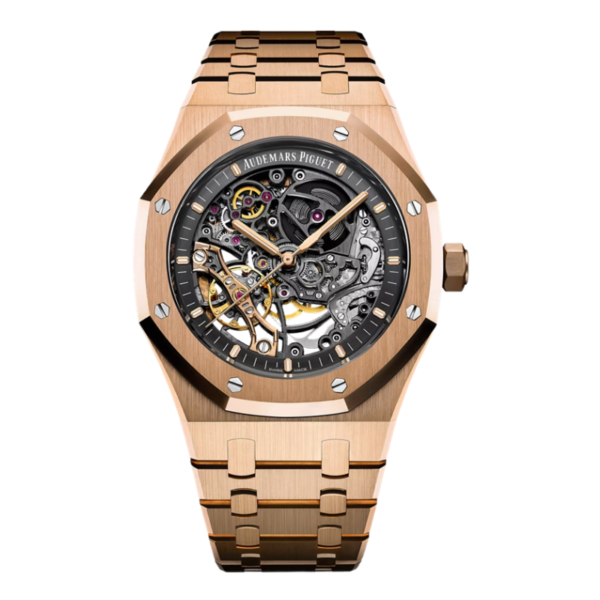 Audemars Piguet Replica Royal Oak 15407 ( Skeleton ) - Rose Gold