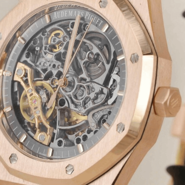 Audemars Piguet Replica Royal Oak 15407 ( Skeleton ) - Rose Gold - Image 2
