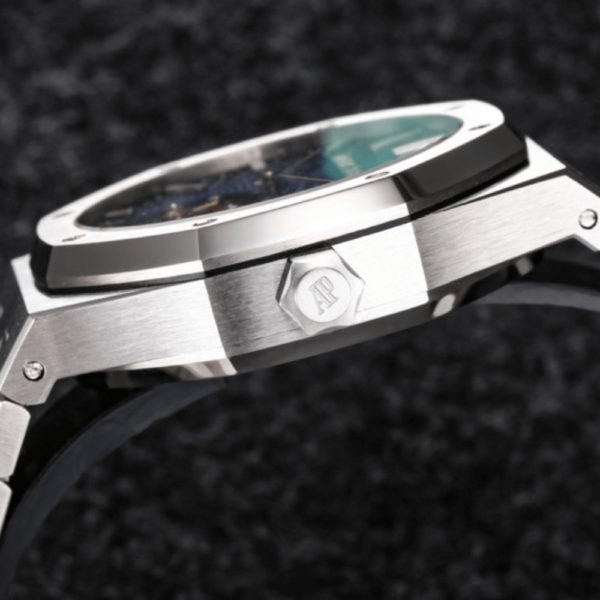 Audemars Piguet Replica Royal Oak 26522 Silver - Blue Dial - Image 4