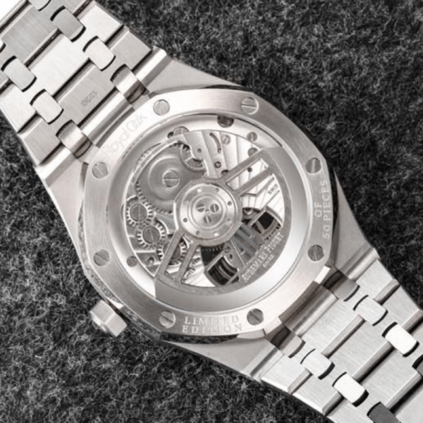Audemars Piguet Replica Royal Oak 26522 Silver - Blue Dial - Image 5