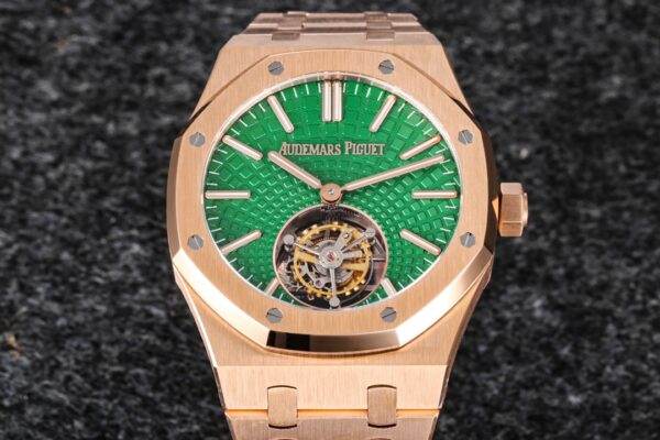 Audemars Piguet Replica Royal Oak 26530 Rose Gold - Green Dial - Image 2