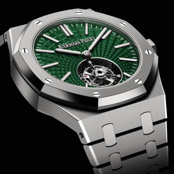 Audemars Piguet Replica Royal Oak 26530 Silver - Green Dial - Image 2