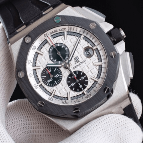 Audemars Piguet Replica Royal Oak Offshore 26400 - White & Black - Image 2