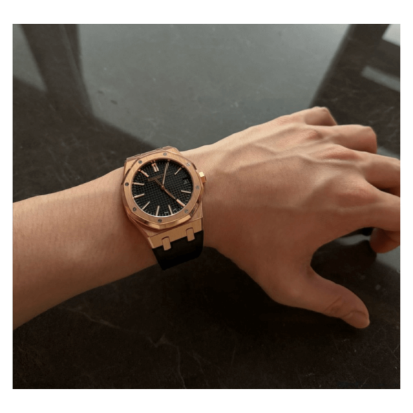 Replica Audemars Piguet Royal Oak 15510 Leather Strap - Image 4