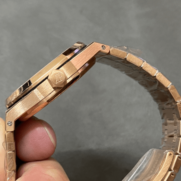 Replica Audemars Piguet Royal Oak 15510 Rose Gold - Black Dial - Image 3