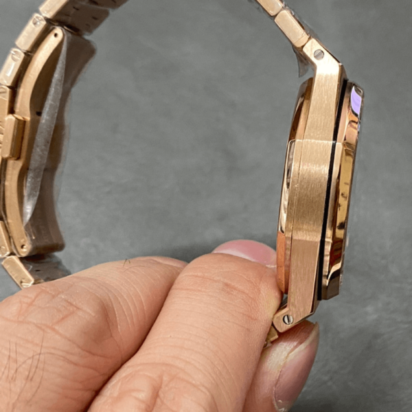 Replica Audemars Piguet Royal Oak 15510 Rose Gold - Black Dial - Image 4