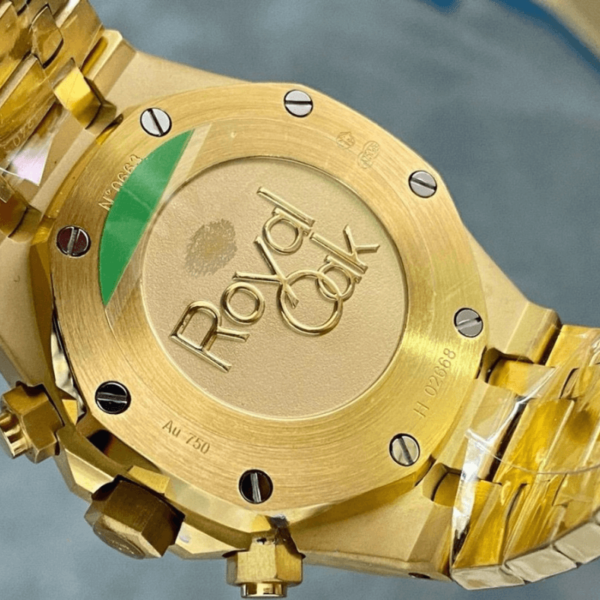 Replica Audemars Piguet Royal Oak 26331 Gold - Green Dial - Image 5
