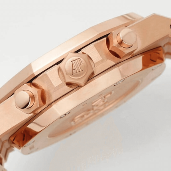 Replica Audemars Piguet Royal Oak 26331 Rose Gold - Brown Dial - Image 3