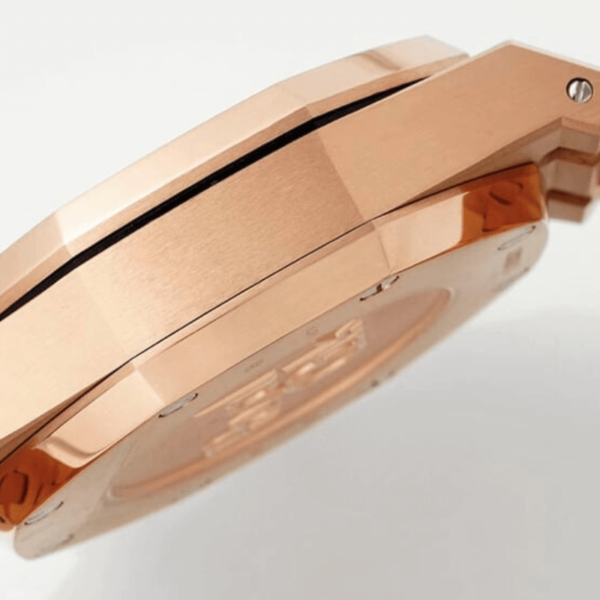 Replica Audemars Piguet Royal Oak 26331 Rose Gold - Brown Dial - Image 4