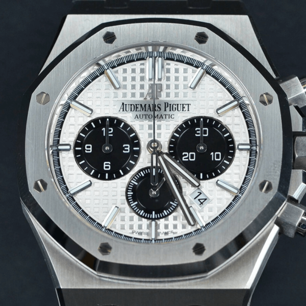 Replica Audemars Piguet Royal Oak 26331 Silver - White Dial - Image 2