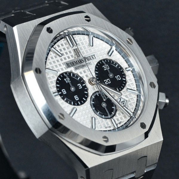 Replica Audemars Piguet Royal Oak 26331 Silver - White Dial - Image 4