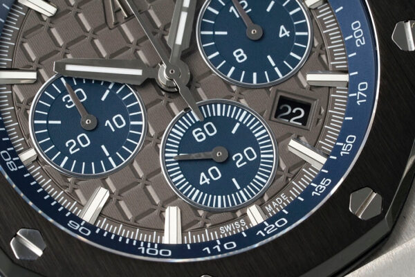 Replica Audemars Piguet Royal Oak Offshore 26420 - Grey & Blue - Image 4