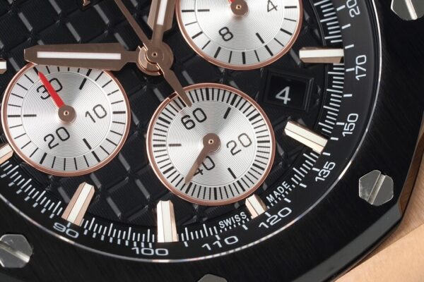 Replica Audemars Piguet Royal Oak Offshore 26420 - Rose Gold Black - Image 4