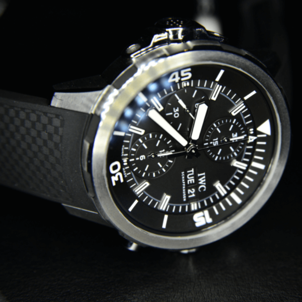 Replica IWC AQUATIMER FAMILY 44MM Black Dial - Image 2