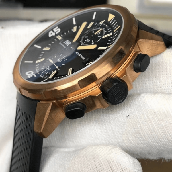 Replica IWC AQUATIMER FAMILY 44MM Black & Gold - Image 3