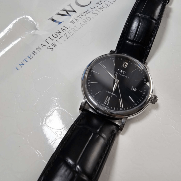 Replica IWC PORTOFINO Watch 40MM Black - Image 3