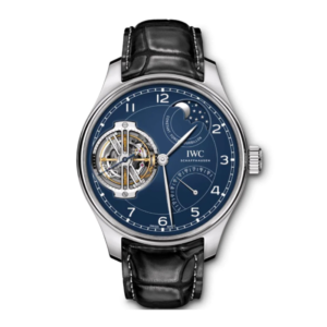 Replica IWC PORTUGIESER Tourbillon WATCHES 44MM Blue Dial