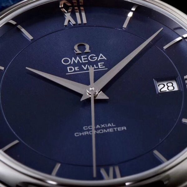 Replica Omega 41MM DE VILLE Blue Dial - Image 3