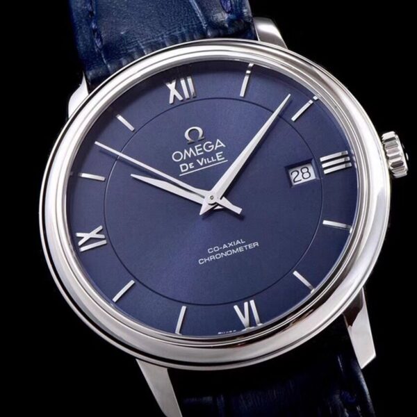 Replica Omega 41MM DE VILLE Blue Dial - Image 4