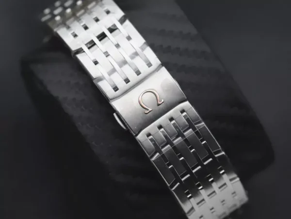 Replica Omega 41MM DE VILLE Silver Black Dial - Image 5