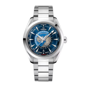 Replica Omega 43MM Seamaster Aqua Terra World Time (Steel)