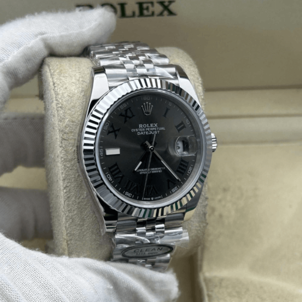 Replica Rolex Datejust Jubilee Roman Dial 41MM - Image 4