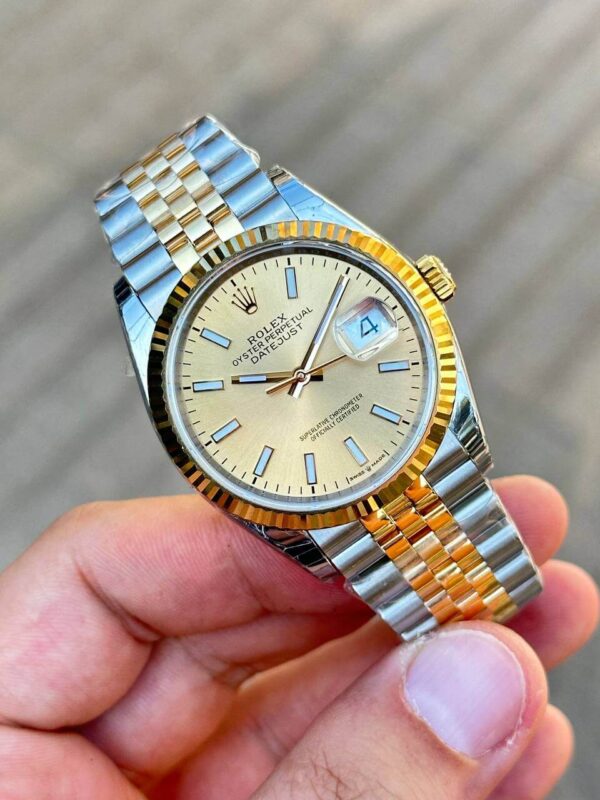 Replica Rolex Datejust Jubilee Two Tone Gold 41mm - Image 3