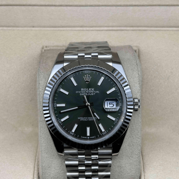Replica Rolex Datejust Oyster Green Dial 36mm - Image 2