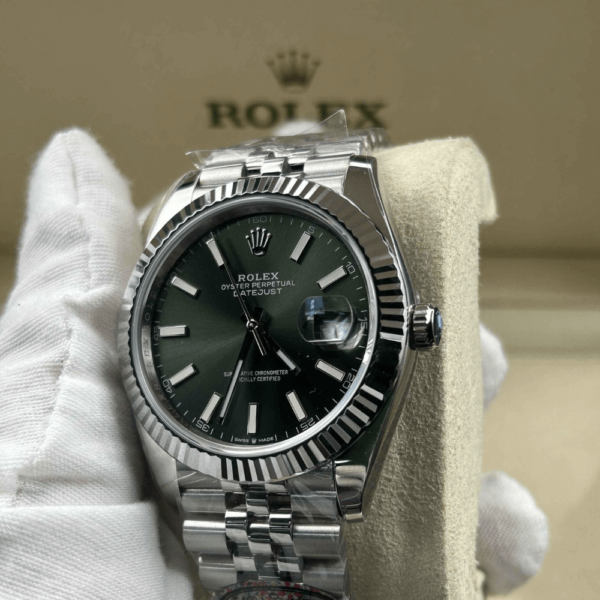 Replica Rolex Datejust Oyster Green Dial 36mm - Image 4