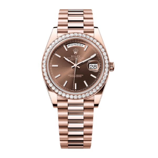 Replica Rolex Day Date White Gold Green Dial - Image 13