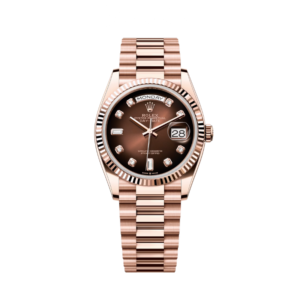 Replica Rolex Day Date Rose Gold – Chocolate Dial