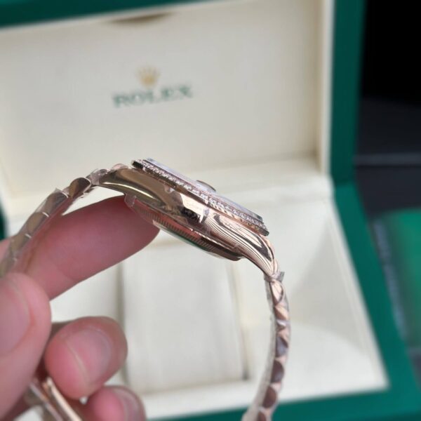 Replica Rolex Day Date Rose Gold – Chocolate Dial - Image 4